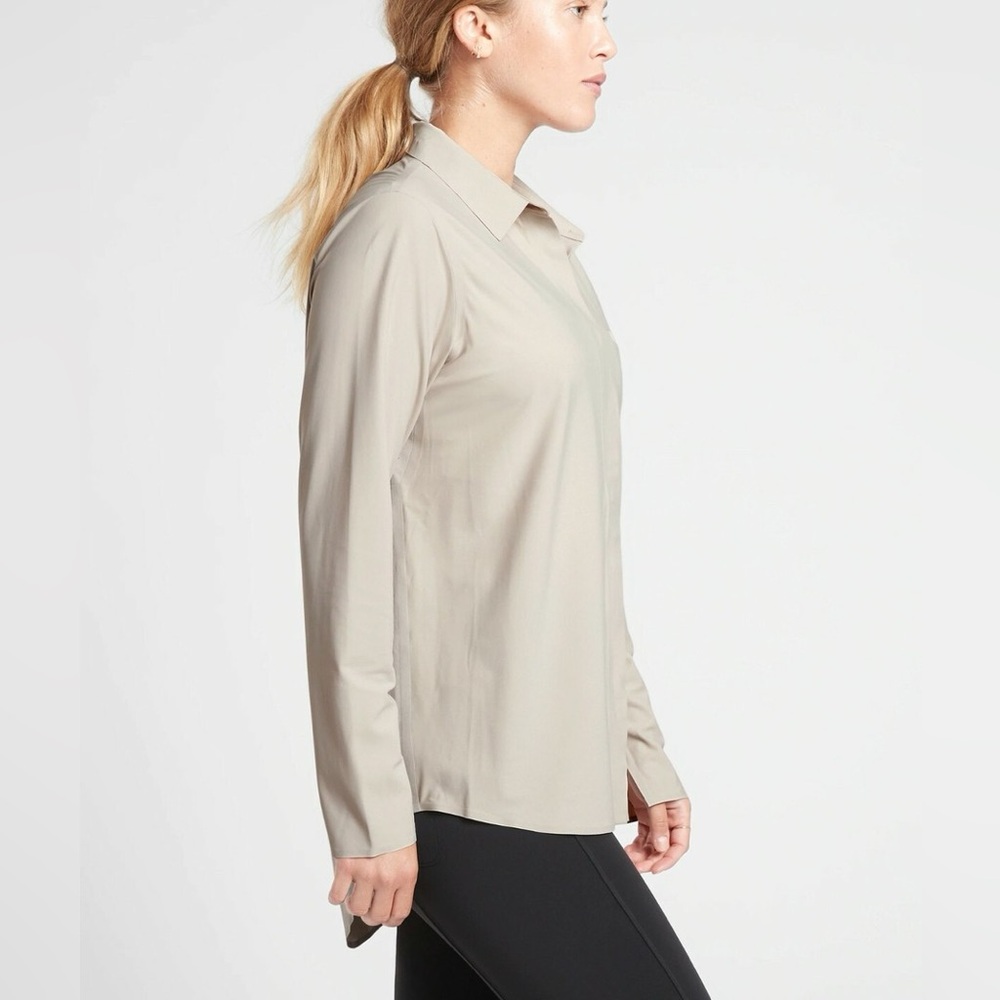 Athleta Urbanite Shirt Top Medium! - Picture 3 of 11